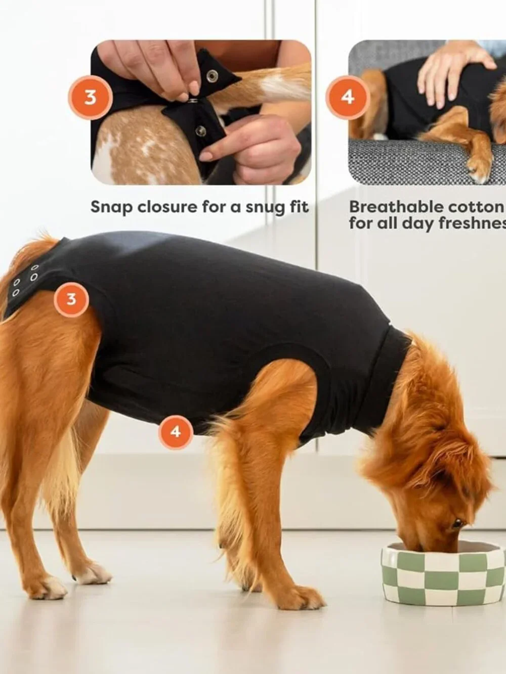 Suitical Recovery Suit for Dogs - Size Medium